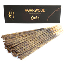 Load image into Gallery viewer, Oud Agarwood Incense Sticks | Artisan Luxury Masala Incense | Exotic Scent for Home & Business
