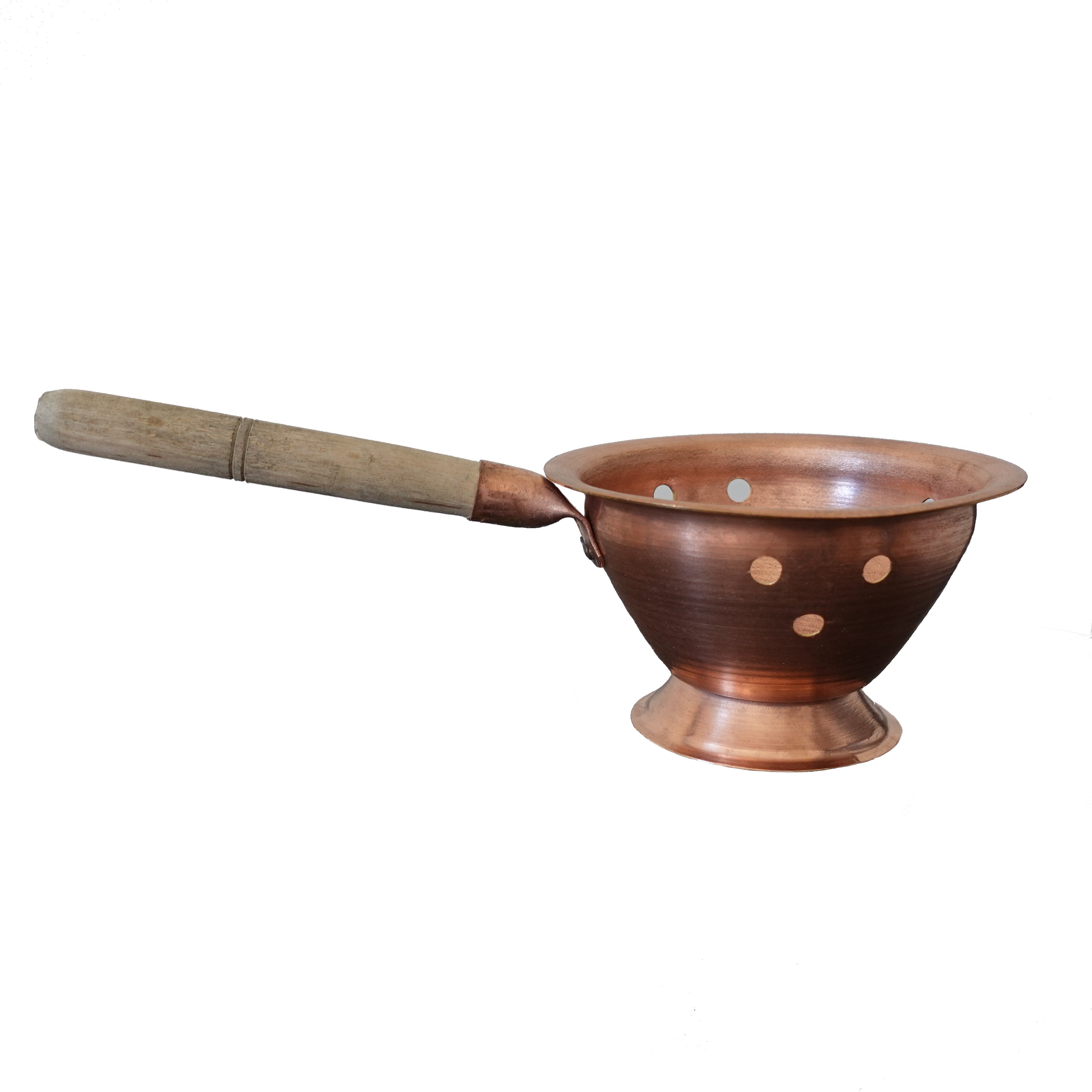 Smudging Pot | Traditional Handmade Incense Burner & Holder for Smudging | 100% Pure Copper | Great for White Sage smudging