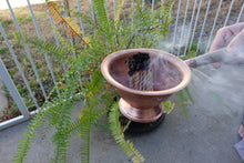 Load image into Gallery viewer, Smudging Pot | Traditional Handmade Incense Burner & Holder for Smudging | 100% Pure Copper | Great for White Sage smudging