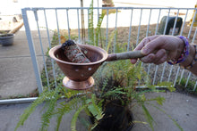 Load image into Gallery viewer, Smudging Pot | Traditional Handmade Incense Burner & Holder for Smudging | 100% Pure Copper | Great for White Sage smudging