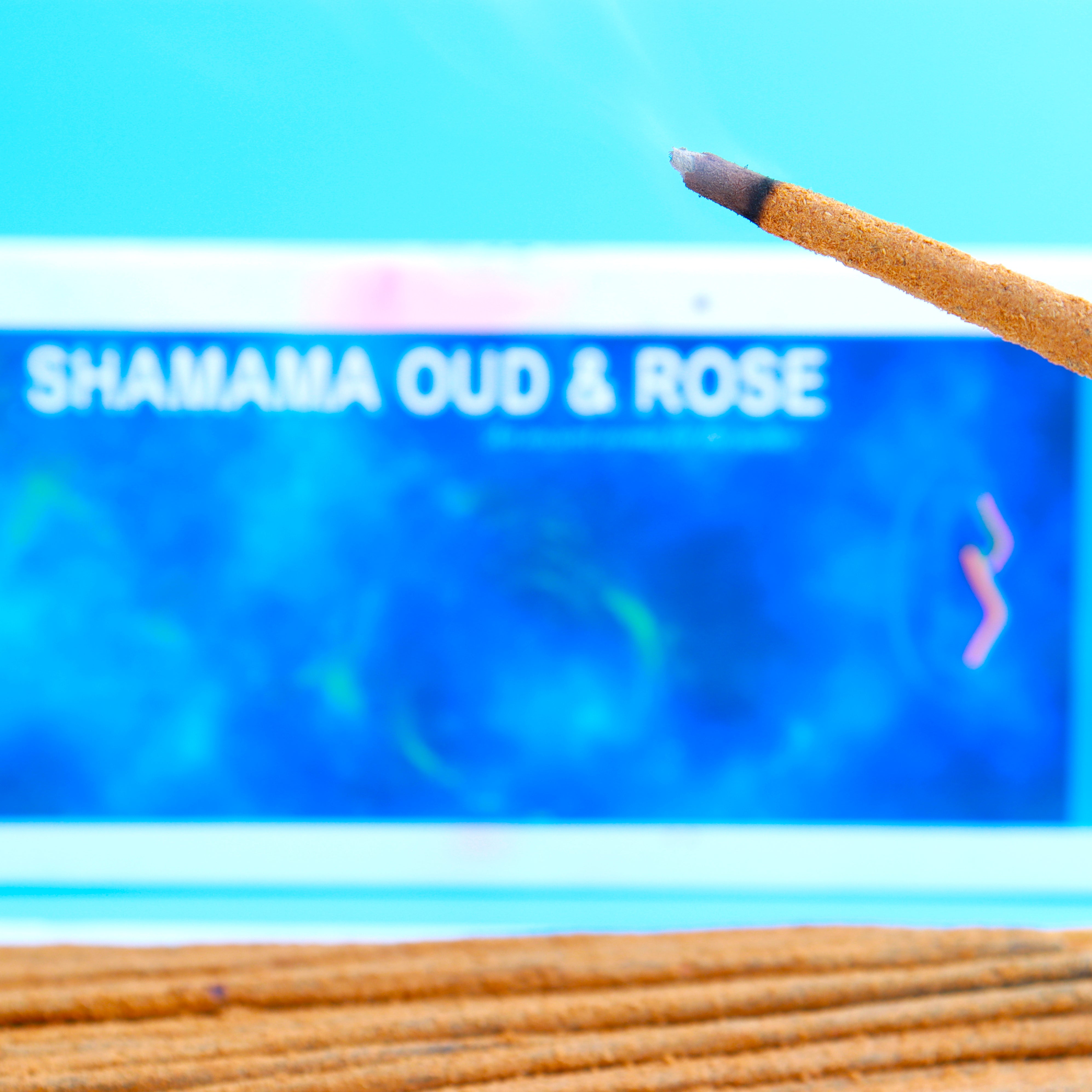 Shamama, Oud & Rose Artisan Blend Luxury Masal Incense Sticks | Regal Scent for Home, Meditation & Relaxation | 30 sticks