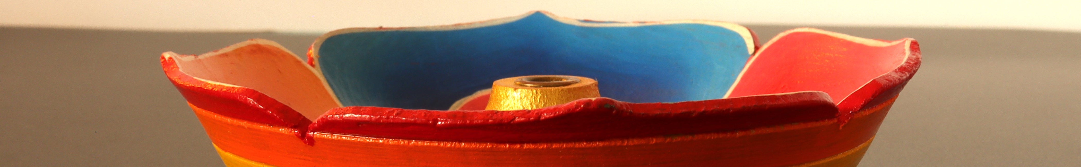 handmade wooden lotus incense holder burner ash catcher