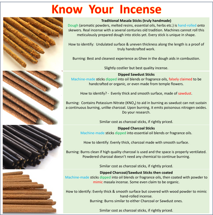 Copal Incense Sticks - Traditional Handcrafted Masala Incense