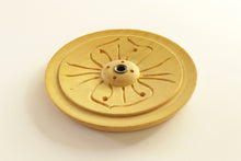 Load image into Gallery viewer, Wood Incense Holder || Handmade Flower Incense Holder || Holds 4 Regular and 1 Tibetan Incense Sticks
