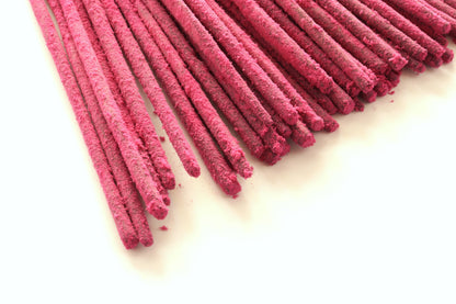 Goddess Incense Sticks | Hand-rolled Premium Masala Incense | Musky Rose Scent | 50 grams (47 Sticks approx.) | Aroma Valley