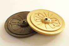 Load image into Gallery viewer, Wood Incense Holder || Handmade Flower Incense Holder || Holds 4 Regular and 1 Tibetan Incense Sticks
